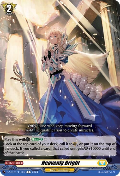 Image for Heavenly Bright (DZ-BT01: Fated Clash) (DZ-BT01/119EN) - Cardfight Vanguard