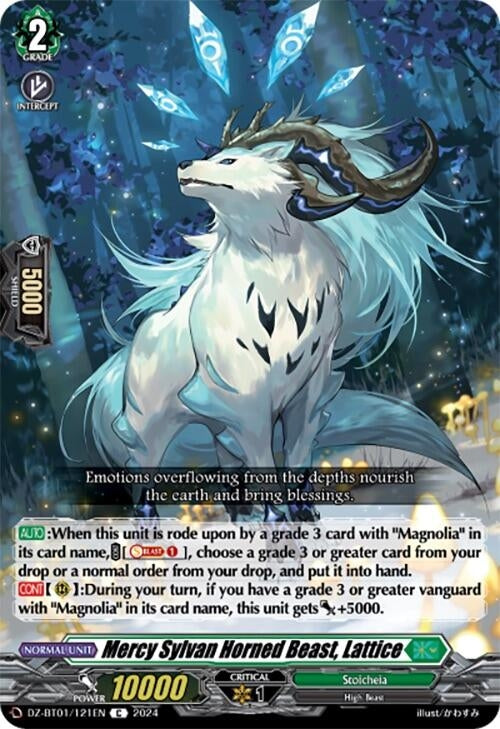 Image for Mercy Sylvan Horned Beast, Lattice (DZ-BT01: Fated Clash) (DZ-BT01/121EN) - Cardfight Vanguard