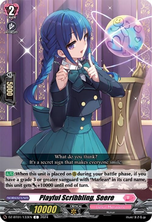 Image for Playful Scribbling, Seere (DZ-BT01: Fated Clash) (DZ-BT01/133EN) - Cardfight Vanguard