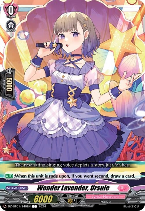 Image for Wonder Lavender, Ursule (DZ-BT01: Fated Clash) (DZ-BT01/140EN) - Cardfight Vanguard