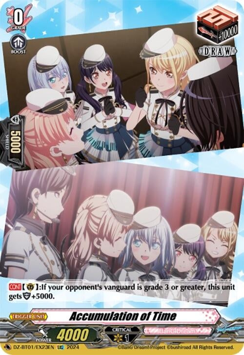 Image for Accumulation of Time (EX23) (EXC) (DZ-BT01: Fated Clash) (DZ-BT01/EX23EN) - Cardfight Vanguard