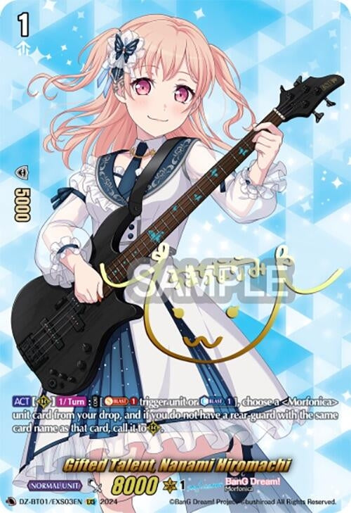 Image for Gifted Talent, Nanami Hiromachi (EXS) (DZ-BT01: Fated Clash) (DZ-BT01/EXS03EN) - Cardfight Vanguard