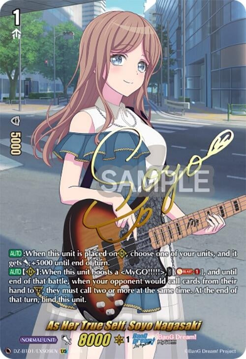 Image for As Her True Self, Soyo Nagasaki (EXS) (DZ-BT01: Fated Clash) (DZ-BT01/EXS09EN) - Cardfight Vanguard