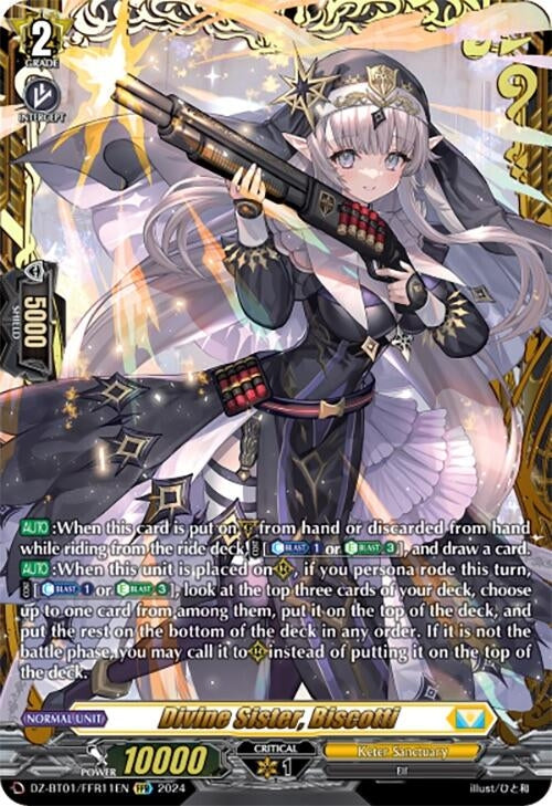 Image for Divine Sister, Biscotti (FFR) (DZ-BT01: Fated Clash) (DZ-BT01/FFR11EN) - Cardfight Vanguard