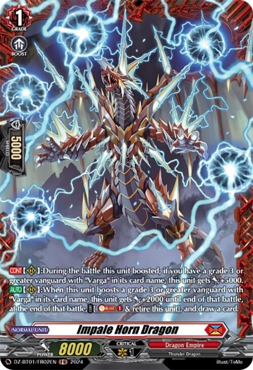 Image for Impale Horn Dragon (FR) (DZ-BT01: Fated Clash) (DZ-BT01/FR02EN) - Cardfight Vanguard