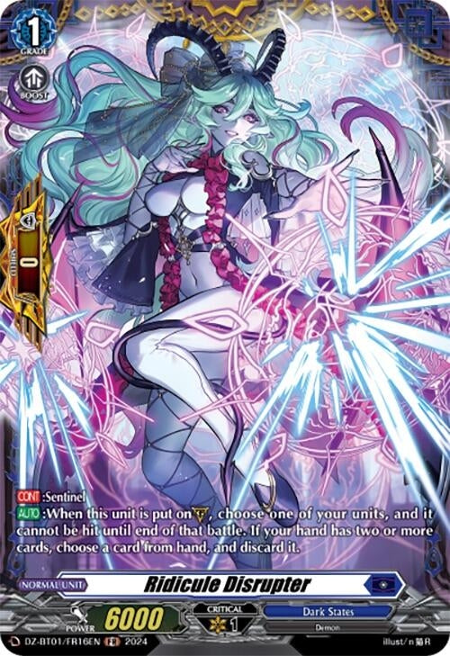 Image for Ridicule Disrupter (FR) (DZ-BT01: Fated Clash) (DZ-BT01/FR16EN) - Cardfight Vanguard