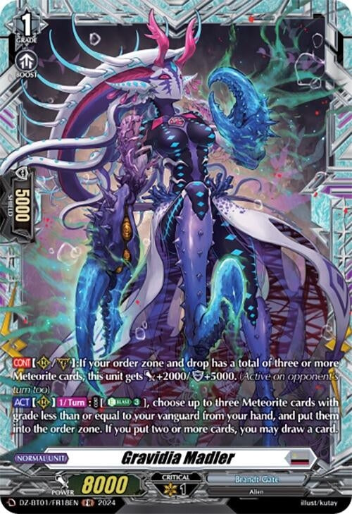 Image for Gravidia Madler (FR) (DZ-BT01: Fated Clash) (DZ-BT01/FR18EN) - Cardfight Vanguard