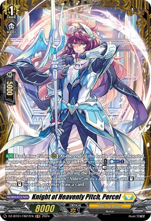 Image for Knight of Heavenly Pitch, Percel (FR) (DZ-BT01: Fated Clash) (DZ-BT01/FR27EN) - Cardfight Vanguard