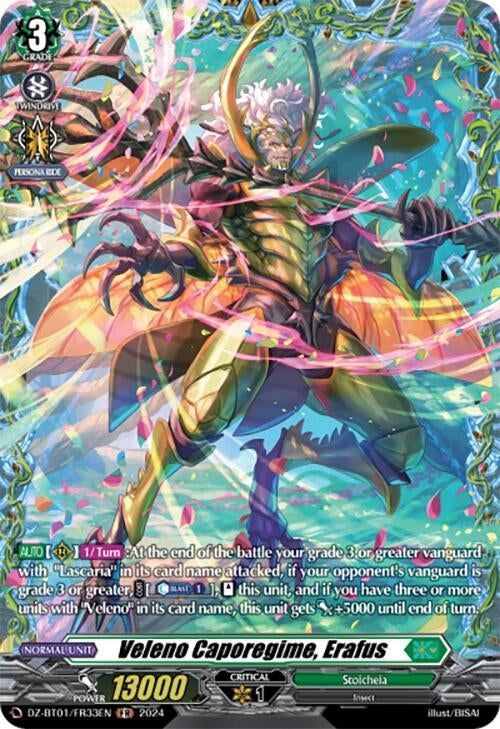 Image for Veleno Caporegime, Erafus (FR) (DZ-BT01: Fated Clash) (DZ-BT01/FR33EN) - Cardfight Vanguard