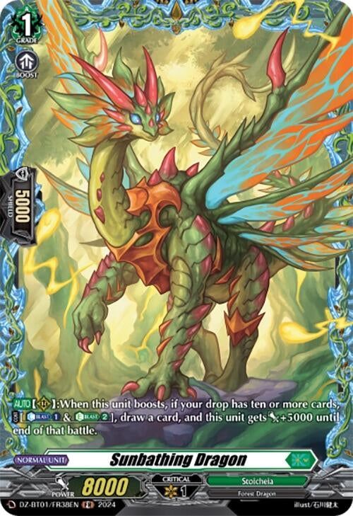 Image for Sunbathing Dragon (FR) (DZ-BT01: Fated Clash) (DZ-BT01/FR38EN) - Cardfight Vanguard