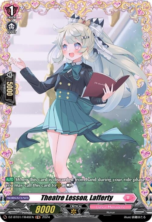 Image for Theatre Lesson, Lafferty (FR) (DZ-BT01: Fated Clash) (DZ-BT01/FR46EN) - Cardfight Vanguard
