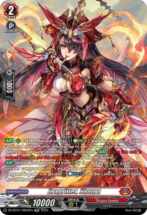 Image for Dragritter, Shuura (SR) (DZ-BT01: Fated Clash) (DZ-BT01/SR02EN) - Cardfight Vanguard