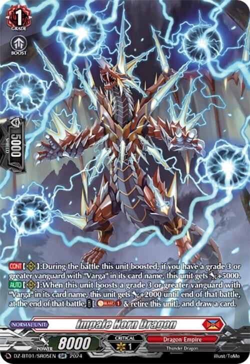 Image for Impale Horn Dragon (SR) (DZ-BT01: Fated Clash) (DZ-BT01/SR05EN) - Cardfight Vanguard