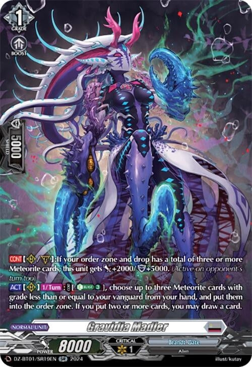 Image for Gravidia Madler (SR) (DZ-BT01: Fated Clash) (DZ-BT01/SR19EN) - Cardfight Vanguard