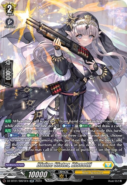 Image for Divine Sister, Biscotti (SR) (DZ-BT01: Fated Clash) (DZ-BT01/SR23EN) - Cardfight Vanguard