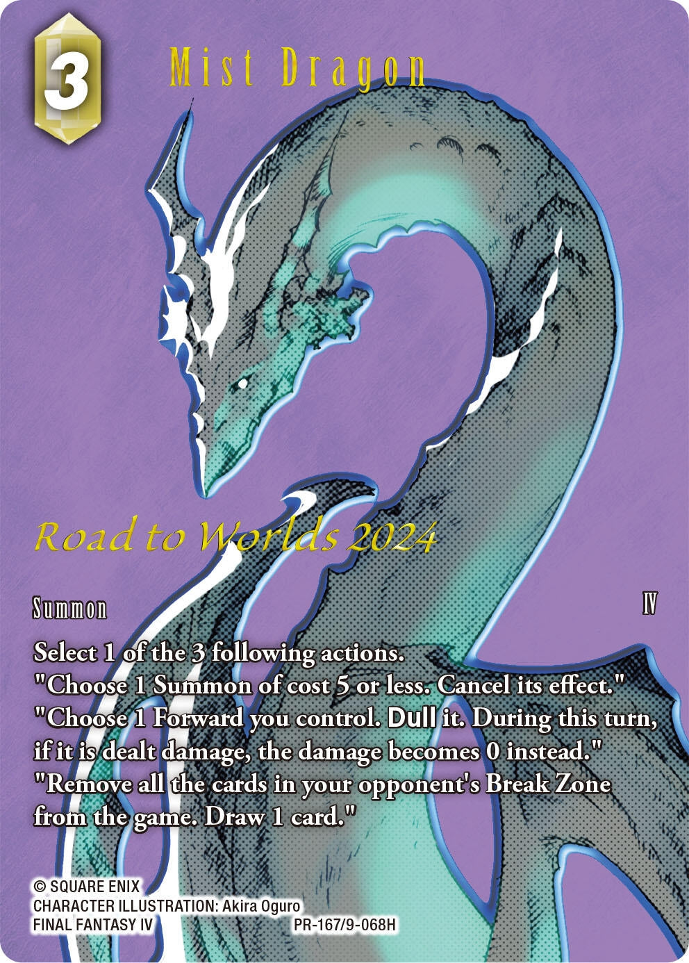Image for Mist Dragon (Road to Worlds 2024) (FF: Promo Cards) (PR-167/9-068H) - Final Fantasy TCG