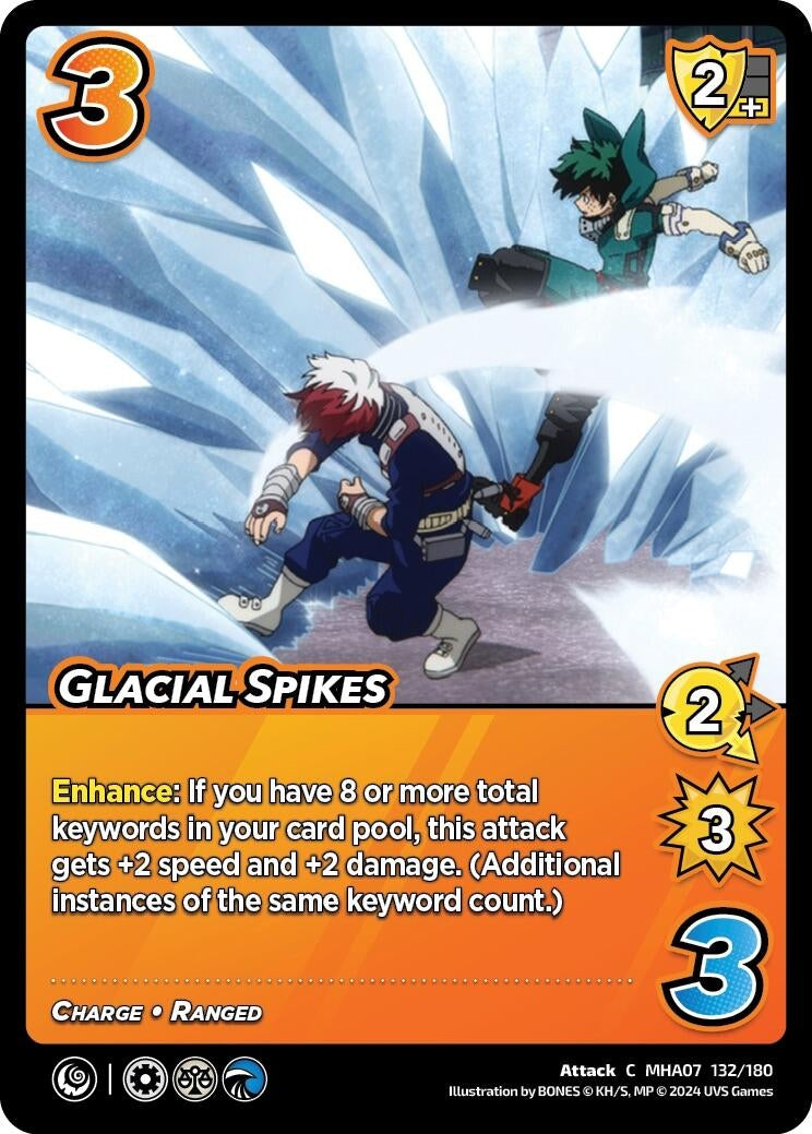 Image for Glacial Spikes (UniVersus: My Hero Academia: Girl Power) (132/180) - UniVersus
