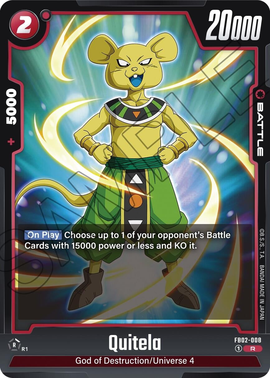 Image for Quitela (Blazing Aura) (FB02-008) - Dragon Ball Super: Fusion World