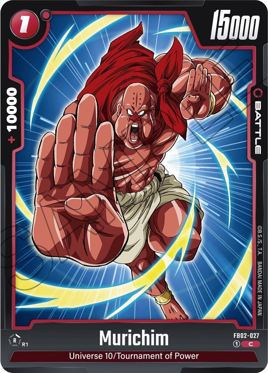 Image for Murichim (Blazing Aura) (FB02-027) - Dragon Ball Super: Fusion World