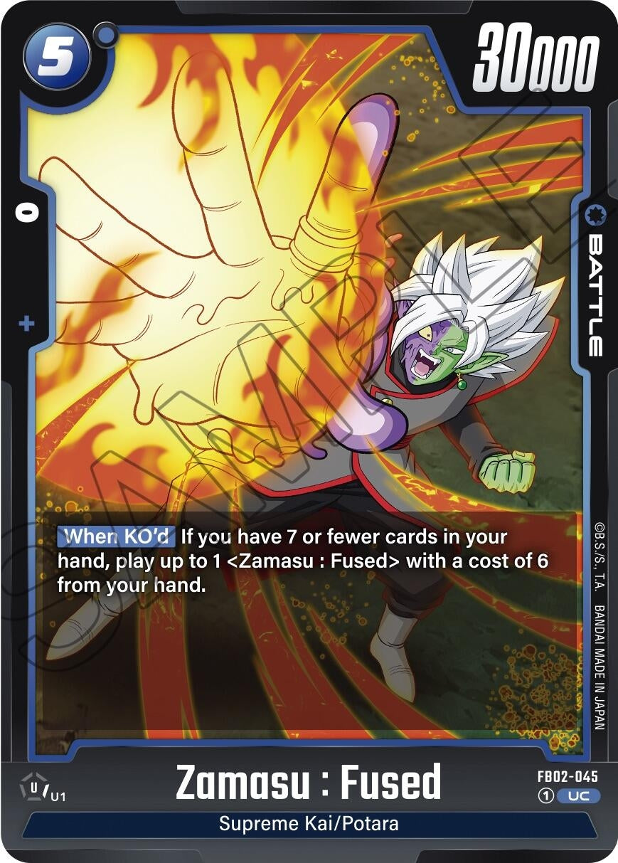 Image for Zamasu : Fused - FB02-045 (Blazing Aura) (FB02-045) - Dragon Ball Super: Fusion World