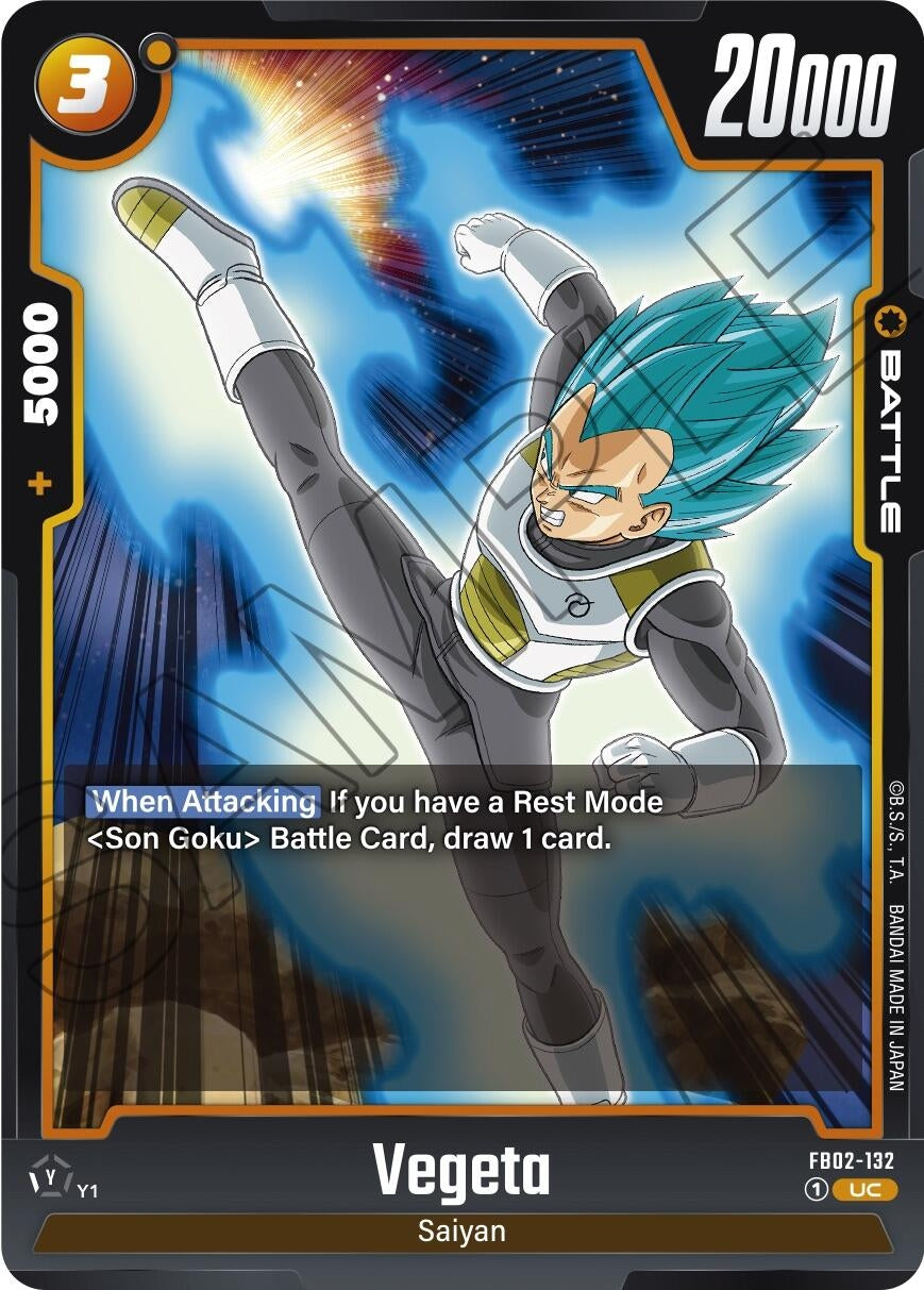 Image for Vegeta - FB02-132 (Blazing Aura) (FB02-132) - Dragon Ball Super: Fusion World