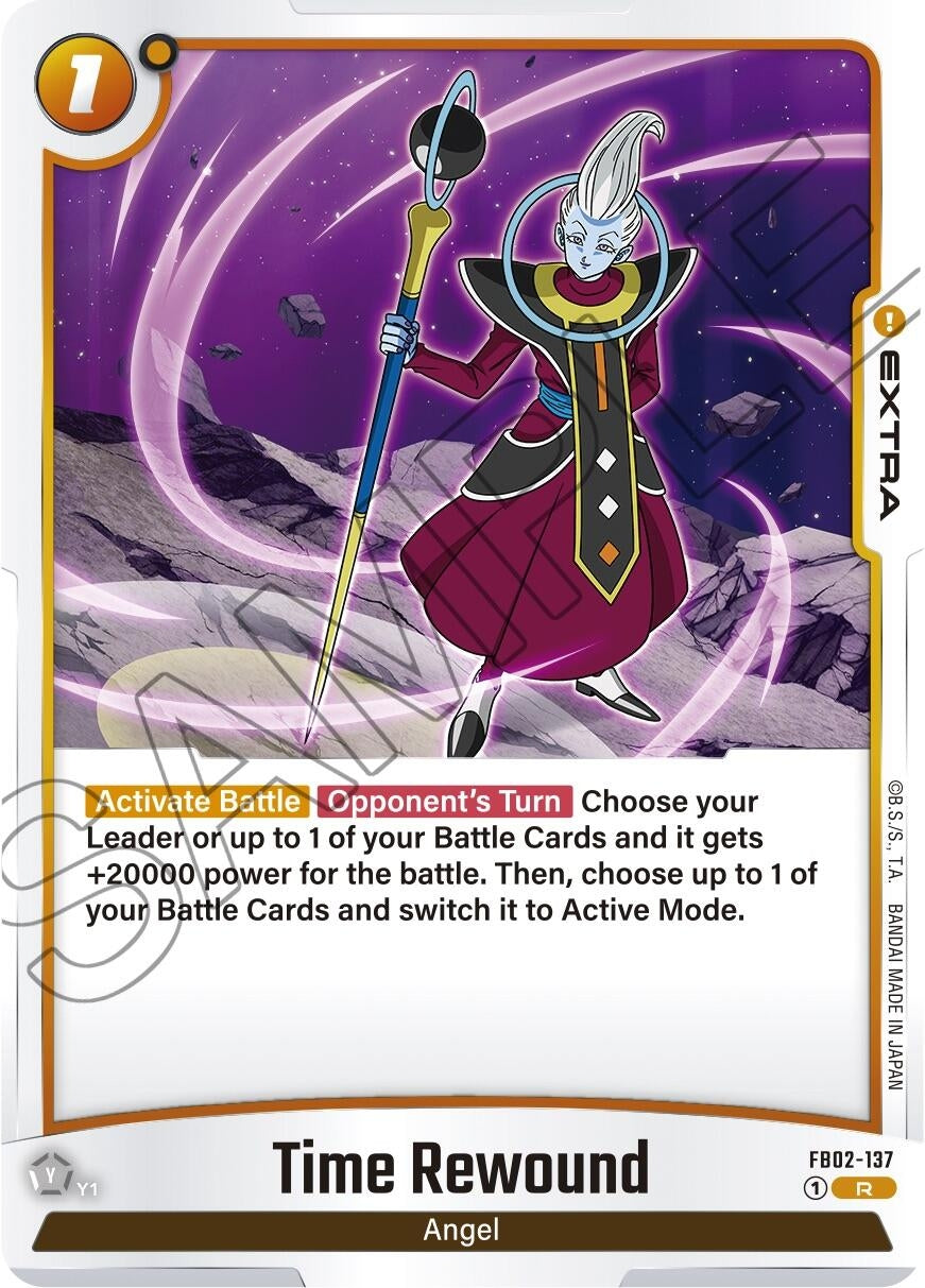 Image for Time Rewound (Blazing Aura) (FB02-137) - Dragon Ball Super: Fusion World