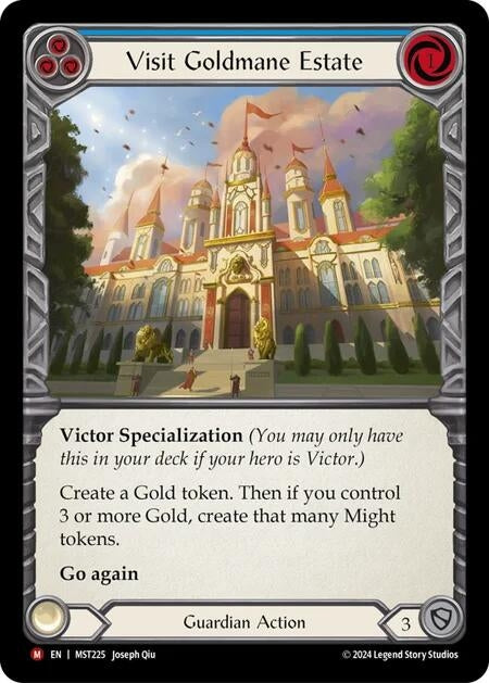 Image for Visit Goldmane Estate (Part the Mistveil) (MST225) - Flesh and Blood TCG