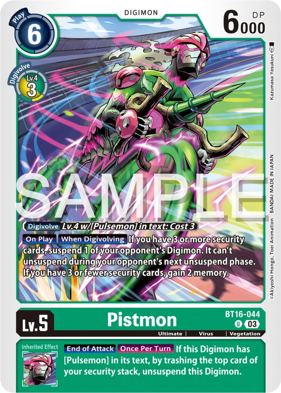 Image for Pistmon (BT16) (16044)