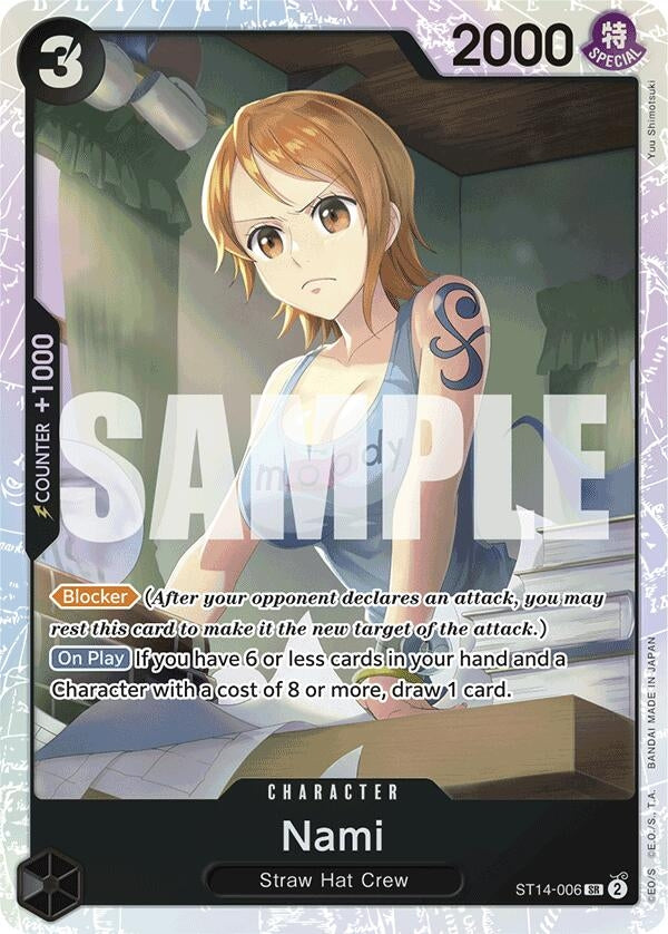 Image for Nami (Starter Deck 14: 3D2Y) (ST14-006) - One Piece Card Game
