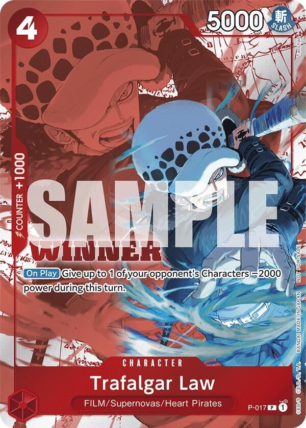 Image for Trafalgar Law (Winner Pack Vol. 7) (One Piece Promotion Cards) (P-017) - One Piece Card Game