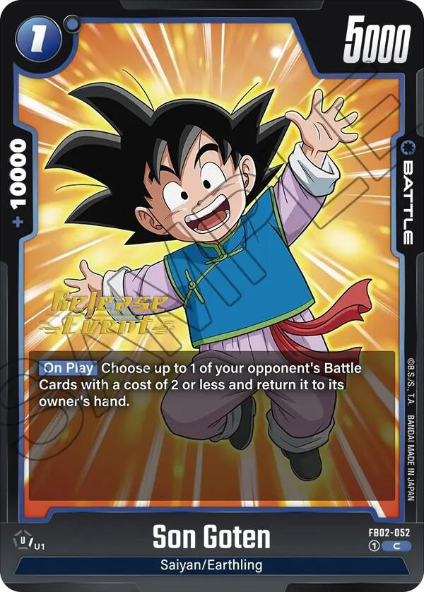 Image for Son Goten - FB02-052 (Blazing Aura Release Event Cards) (FB02-052) - Dragon Ball Super: Fusion World