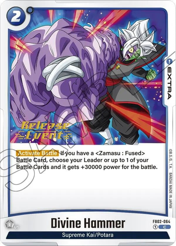 Image for Divine Hammer (Blazing Aura Release Event Cards) (FB02-064) - Dragon Ball Super: Fusion World