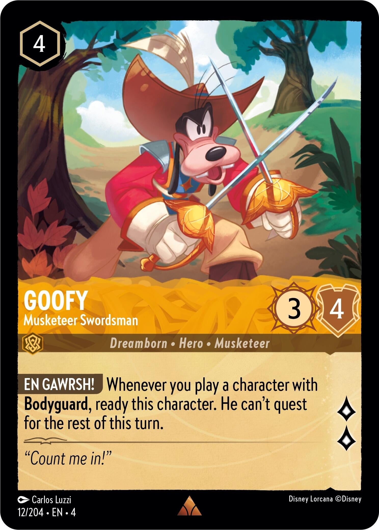 Image for Goofy - Musketeer Swordsman (4) (12)