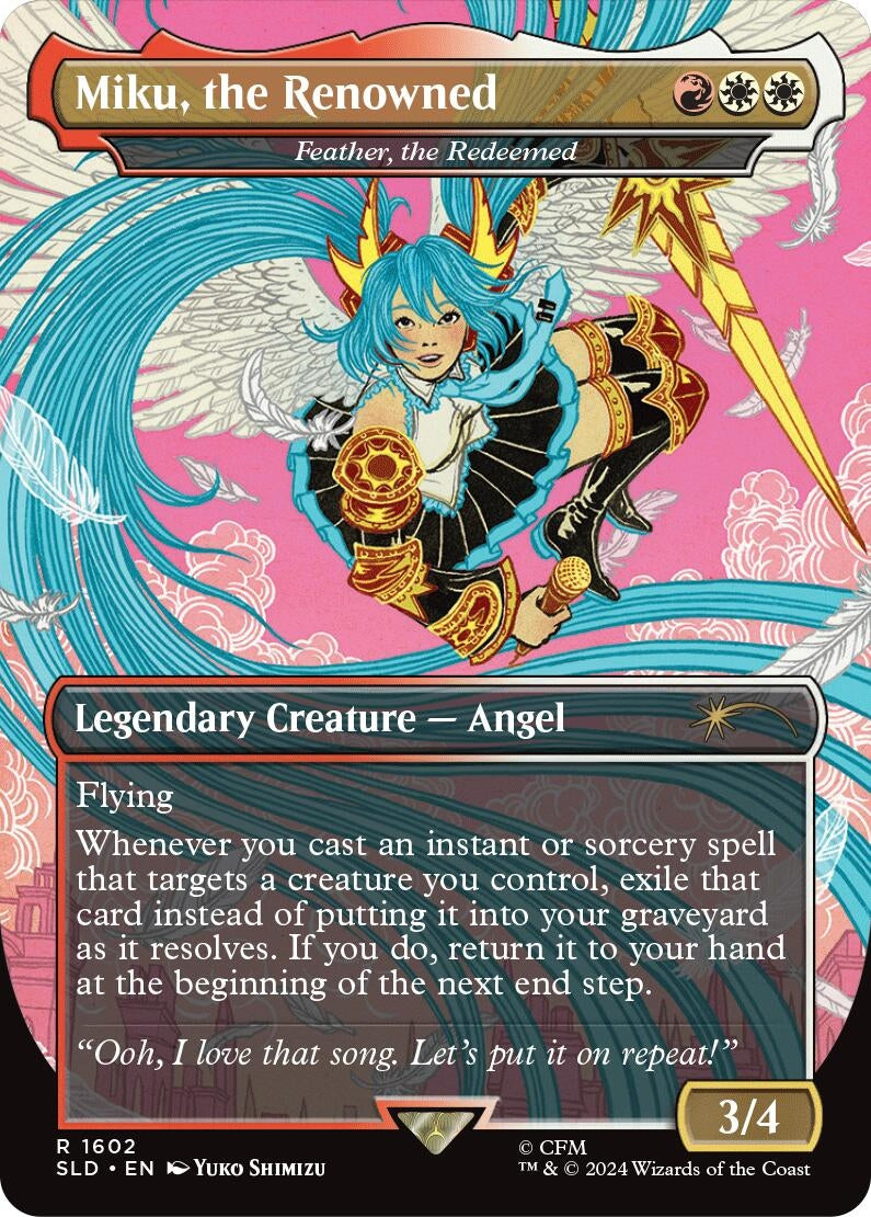 Image for Miku, the Renowned - Feather, the Redeemed (Secret Lair Drop Series) (1602) - Magic: The Gathering