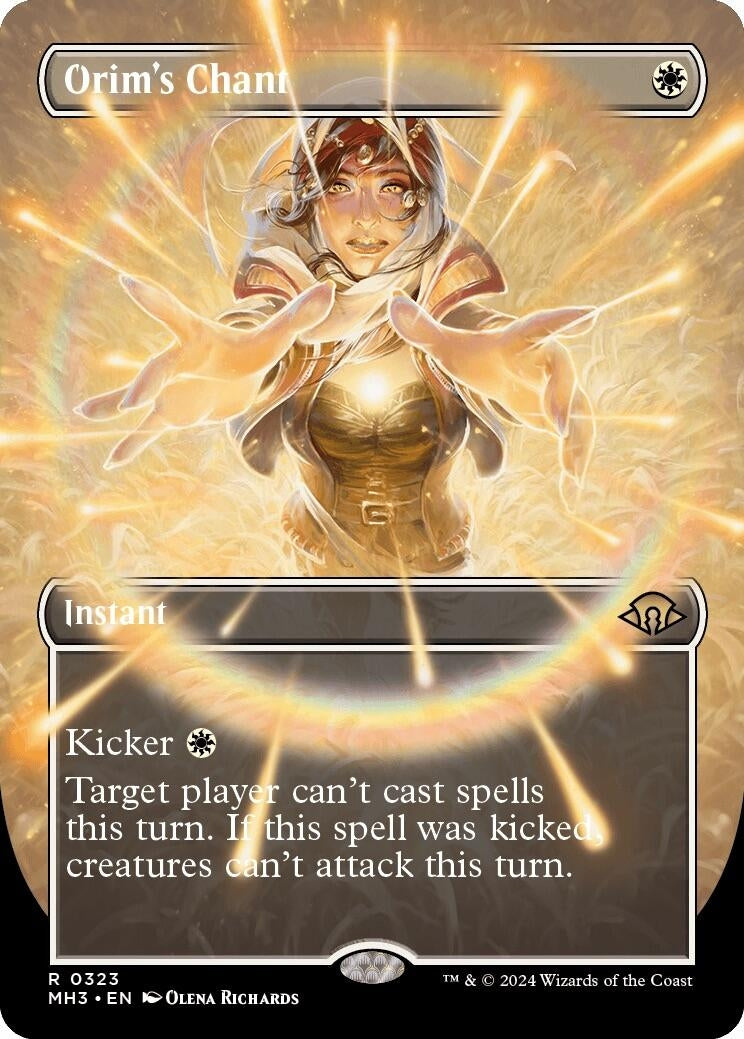 Image for Orim's Chant (Borderless) (Modern Horizons 3) (323) - Magic: The Gathering