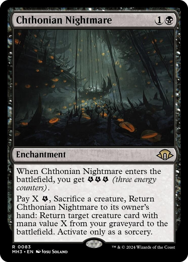 Image for Chthonian Nightmare (Modern Horizons 3) (83) - Magic: The Gathering