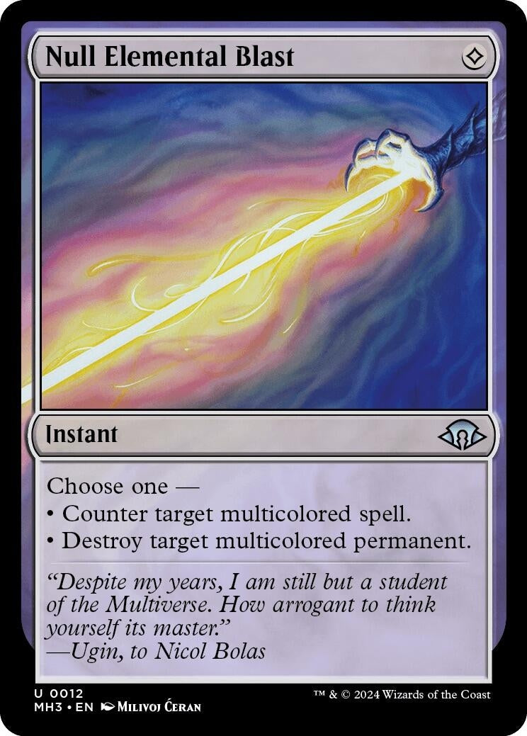Image for Null Elemental Blast (Modern Horizons 3) (12) - Magic: The Gathering