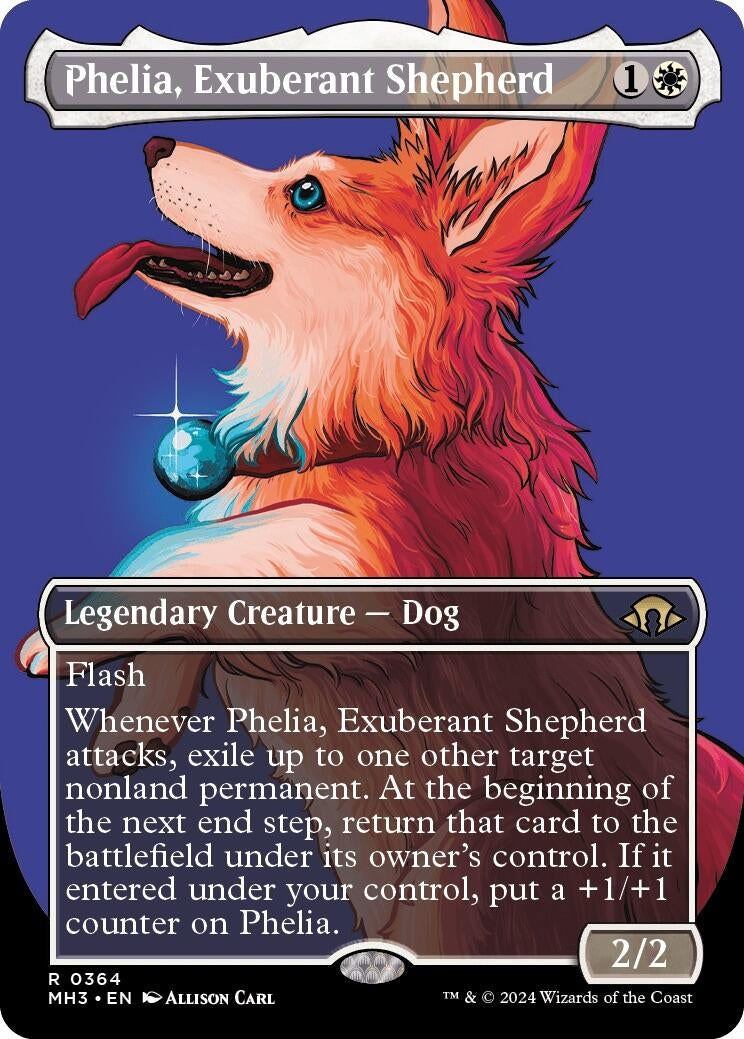 Image for Phelia, Exuberant Shepherd (Borderless) (Modern Horizons 3) (364) - Magic: The Gathering