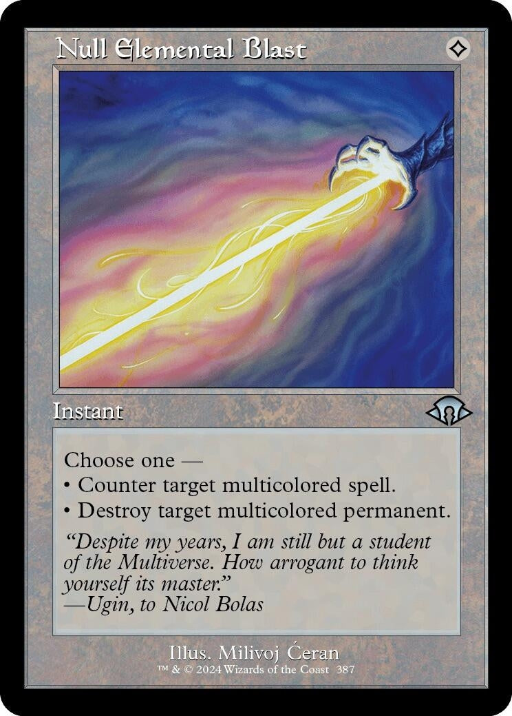 Image for Null Elemental Blast (Retro Frame) (Modern Horizons 3) (387) - Magic: The Gathering