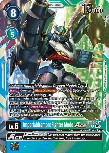 Image for Imperialdramon: Fighter Mode ACE (BT16) (16027)