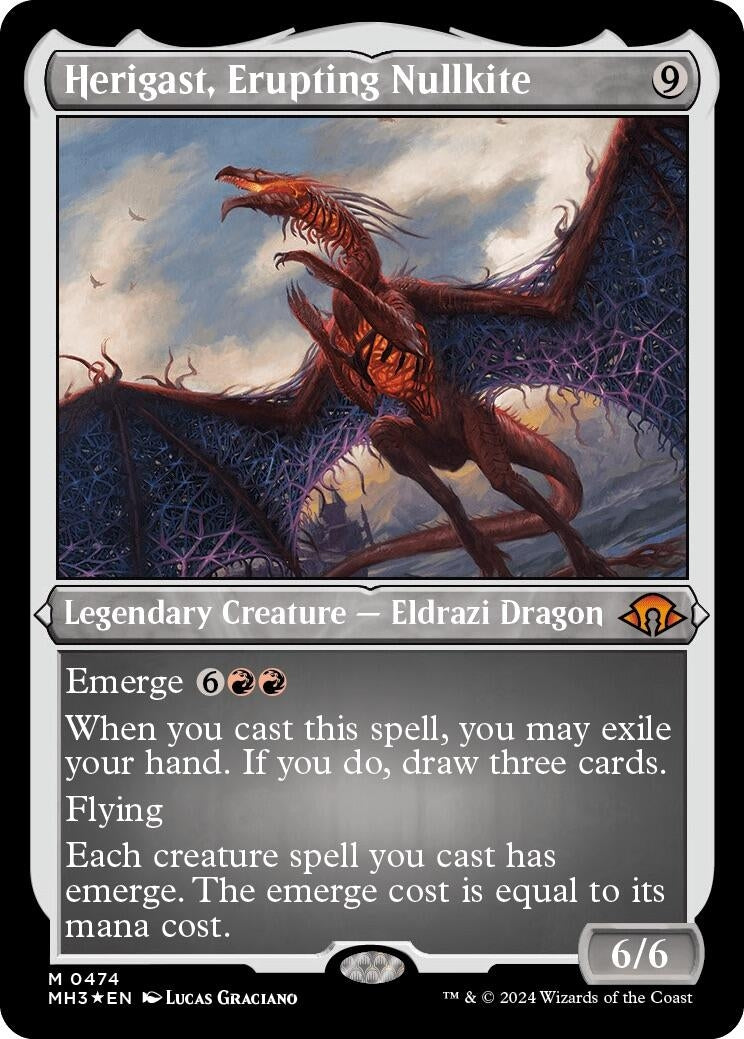 Image for Herigast, Erupting Nullkite (Foil Etched) (Modern Horizons 3) (474) - Magic: The Gathering