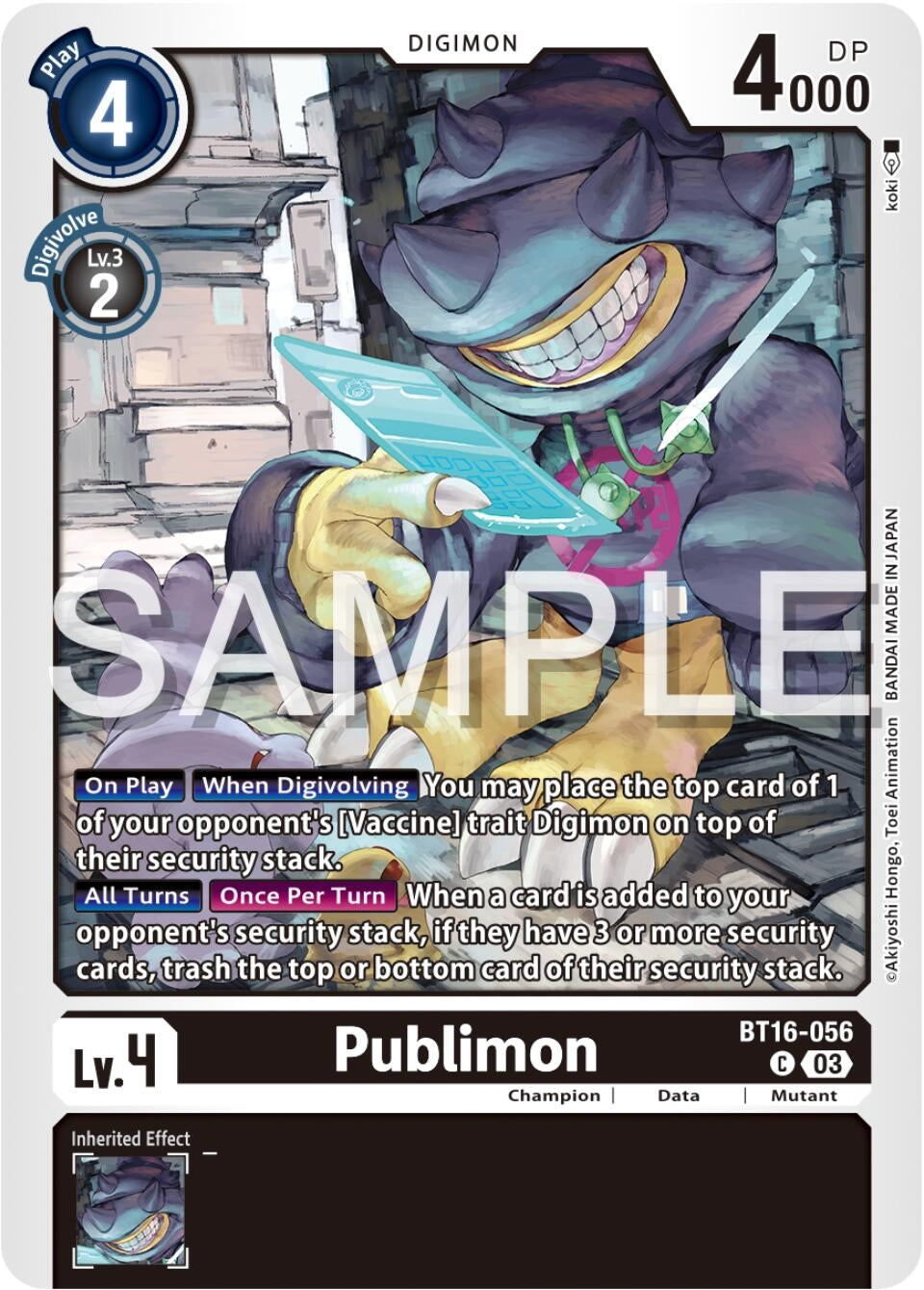 Image for Publimon (BT16) (16056)