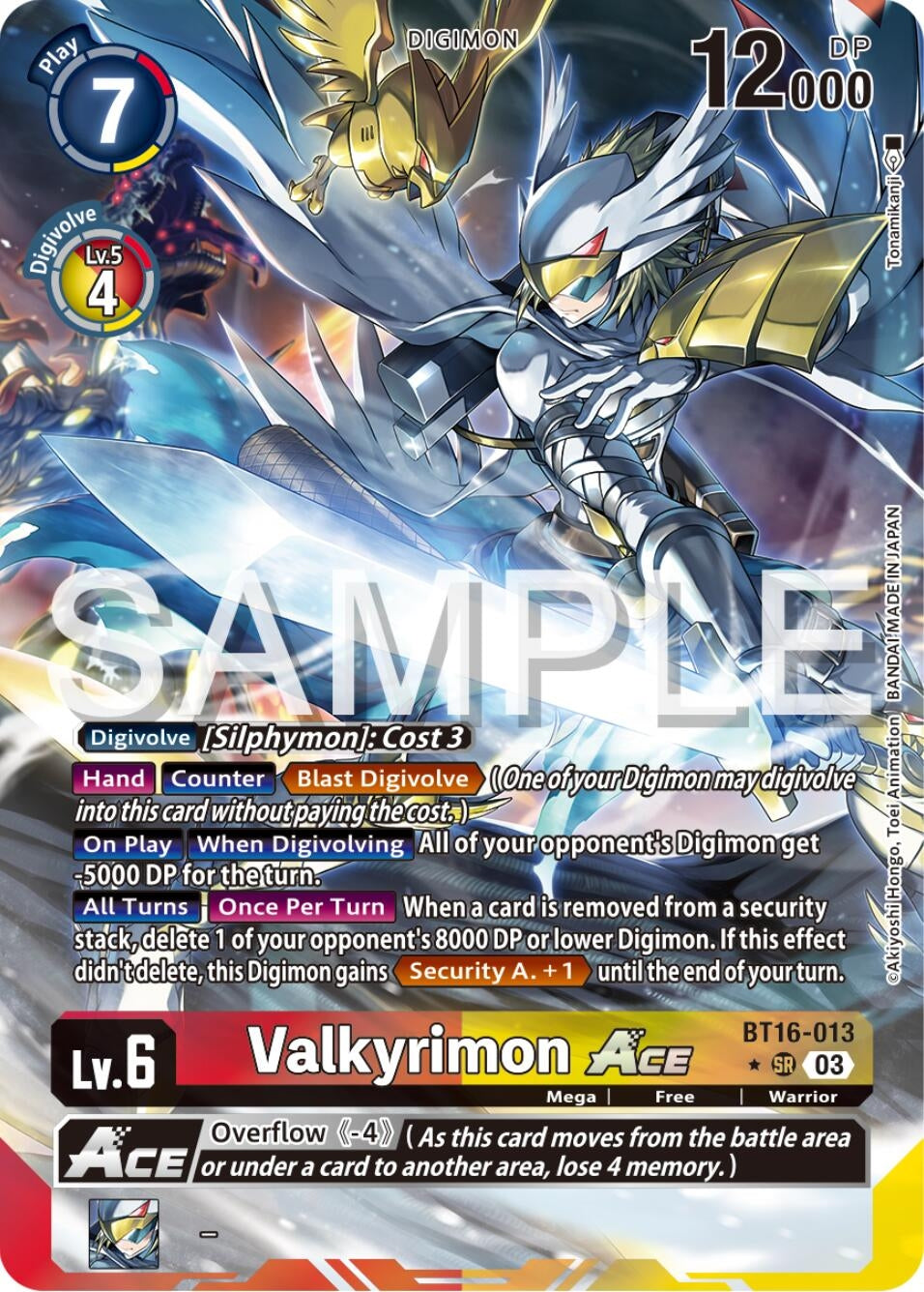 Image for Valkyrimon ACE (Alternate Art) (BT16) (16013)