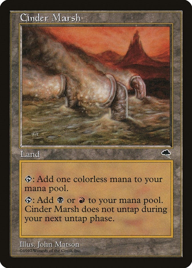 Image for Cinder Marsh (Tempest) (317) - Magic: The Gathering