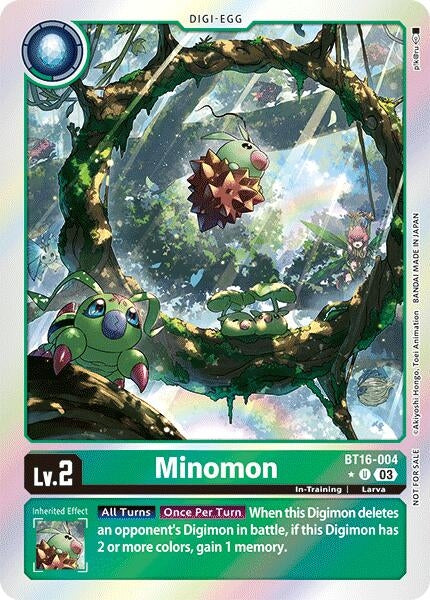 Image for Minomon (Box Promotion Pack: Beginning Observer) (BT16) (16004)