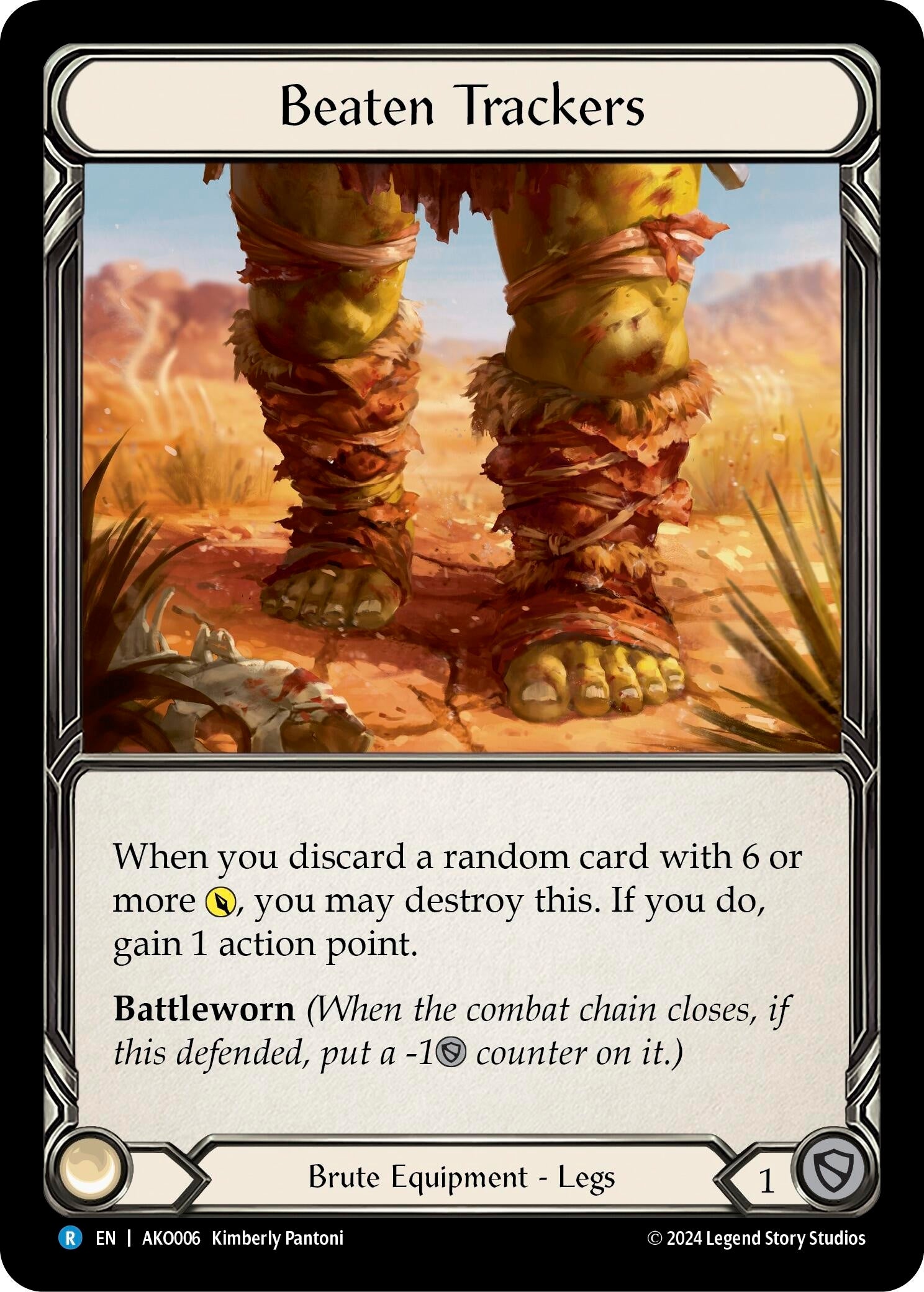 Image for Beaten Trackers (Armory Deck: Kayo) (AKO006) - Flesh and Blood TCG