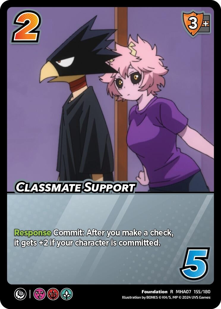 Image for Classmate Support (UniVersus: My Hero Academia: Girl Power) (155/180) - UniVersus