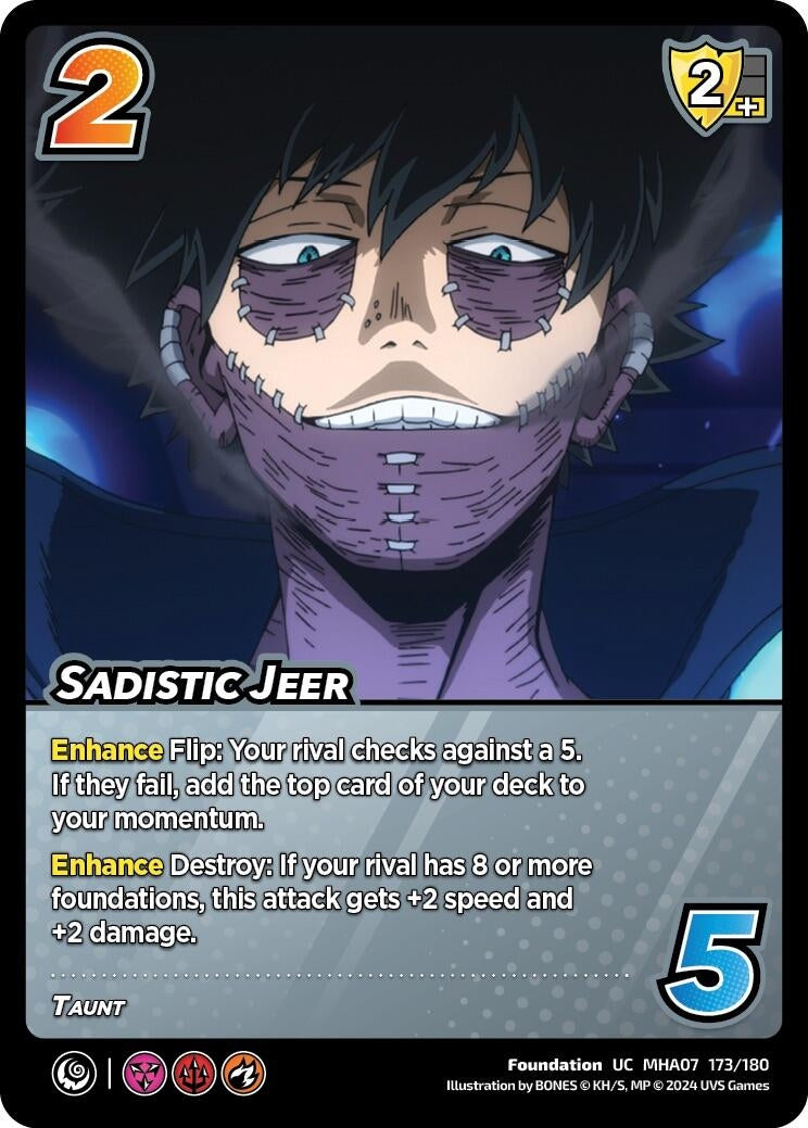 Image for Sadistic Jeer (UniVersus: My Hero Academia: Girl Power) (173/180) - UniVersus