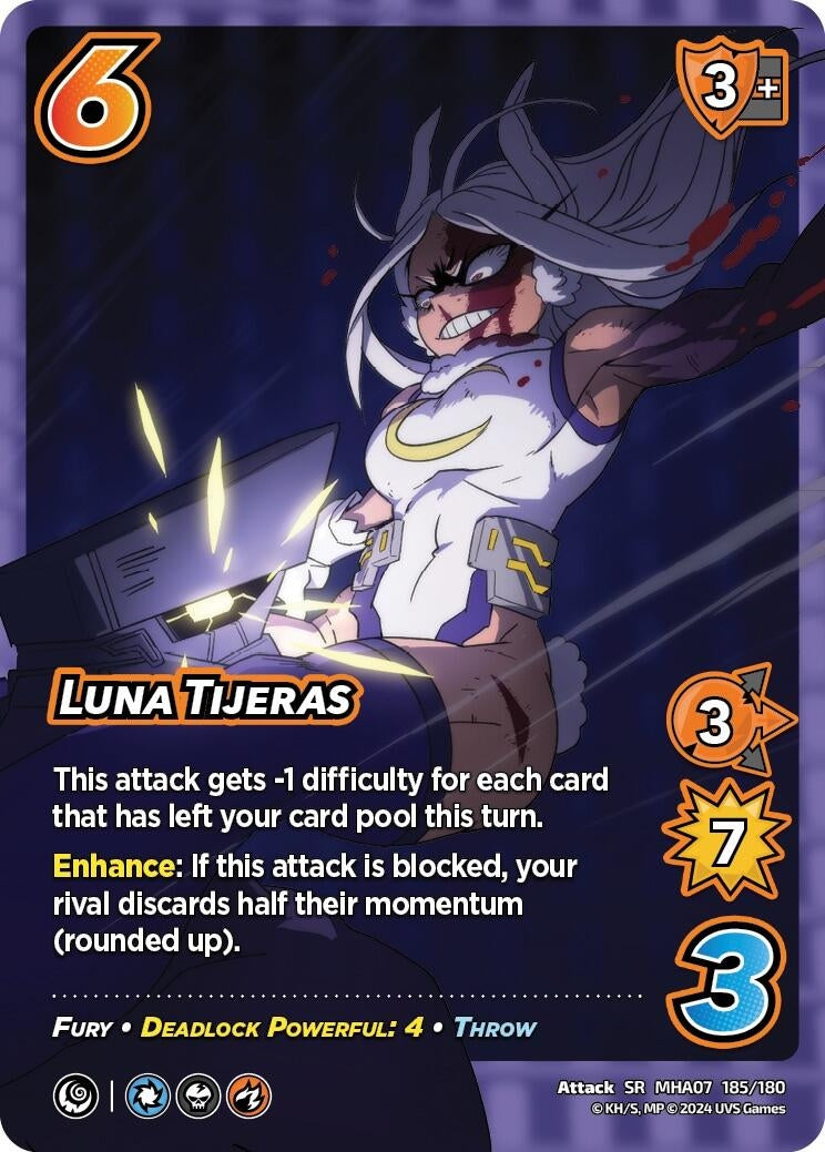 Image for Luna Tijeras (UniVersus: My Hero Academia: Girl Power) (185/180) - UniVersus