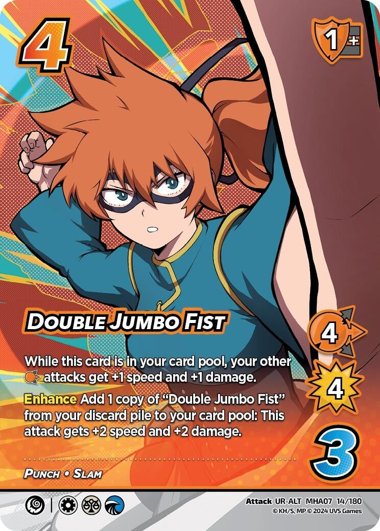 Image for Double Jumbo Fist (Alternate Art) (UniVersus: My Hero Academia: Girl Power) (14/180) - UniVersus